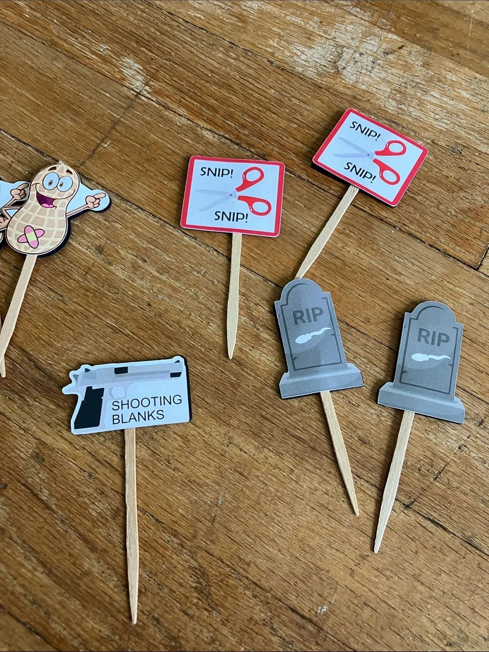 Vasectomy Celebration Cake Toppers